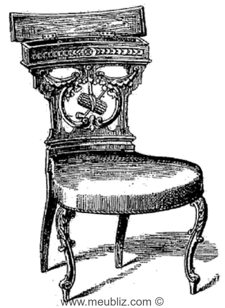 Fumeuse à boîte du XIXème siècle – crédits photos Meubliz
