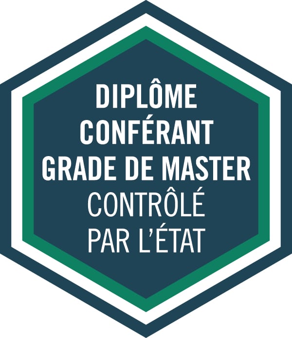 label officiel du diplkôme conferant le grade de master